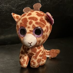 mini TY beanie giraffe 8 cm
